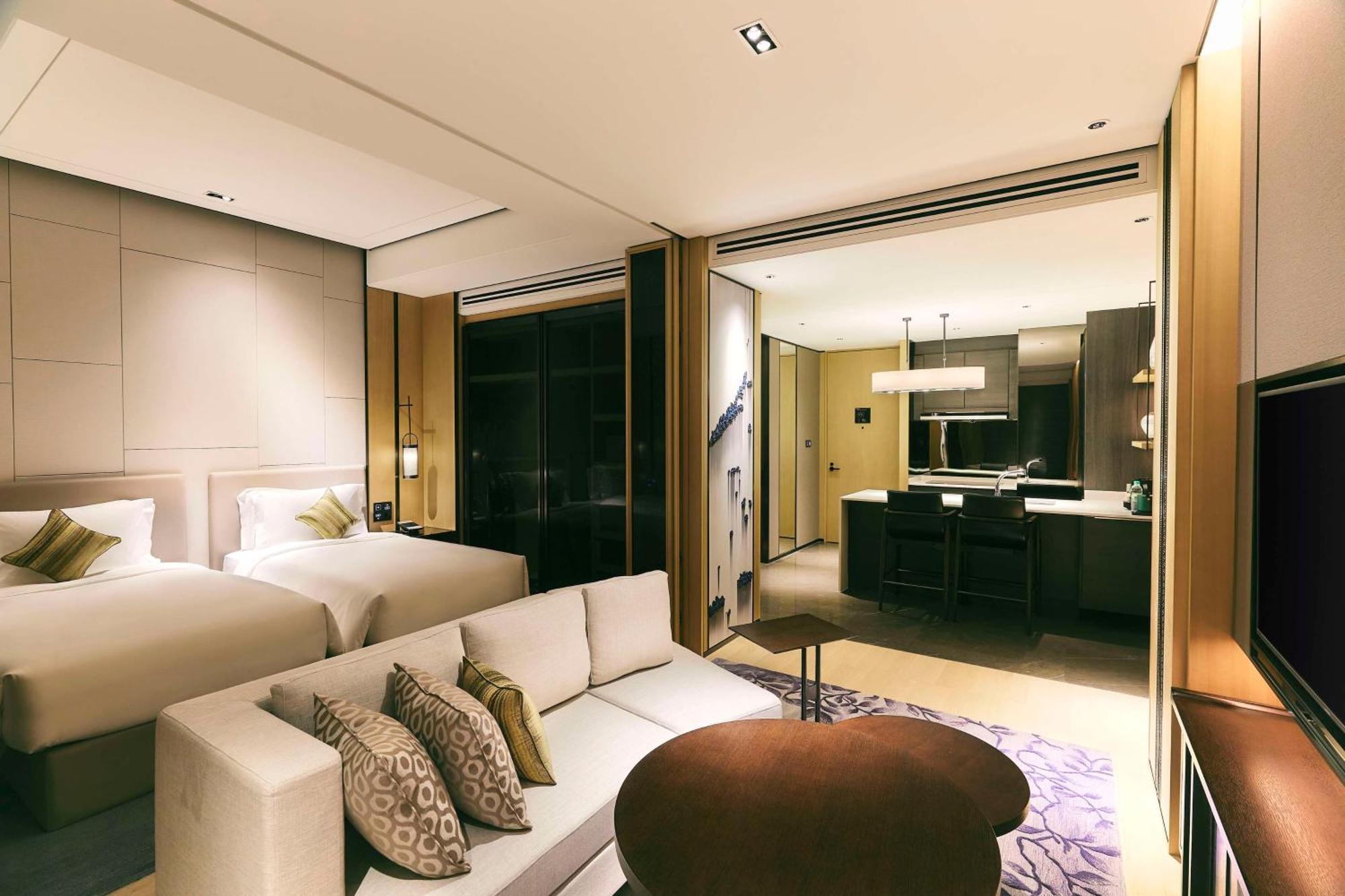 Kempinski Residences Guangzhou - Free Shuttle Between Hotel And Exhibition Center During Canton Fair & Exhibitor Registration Counter Exterior photo
