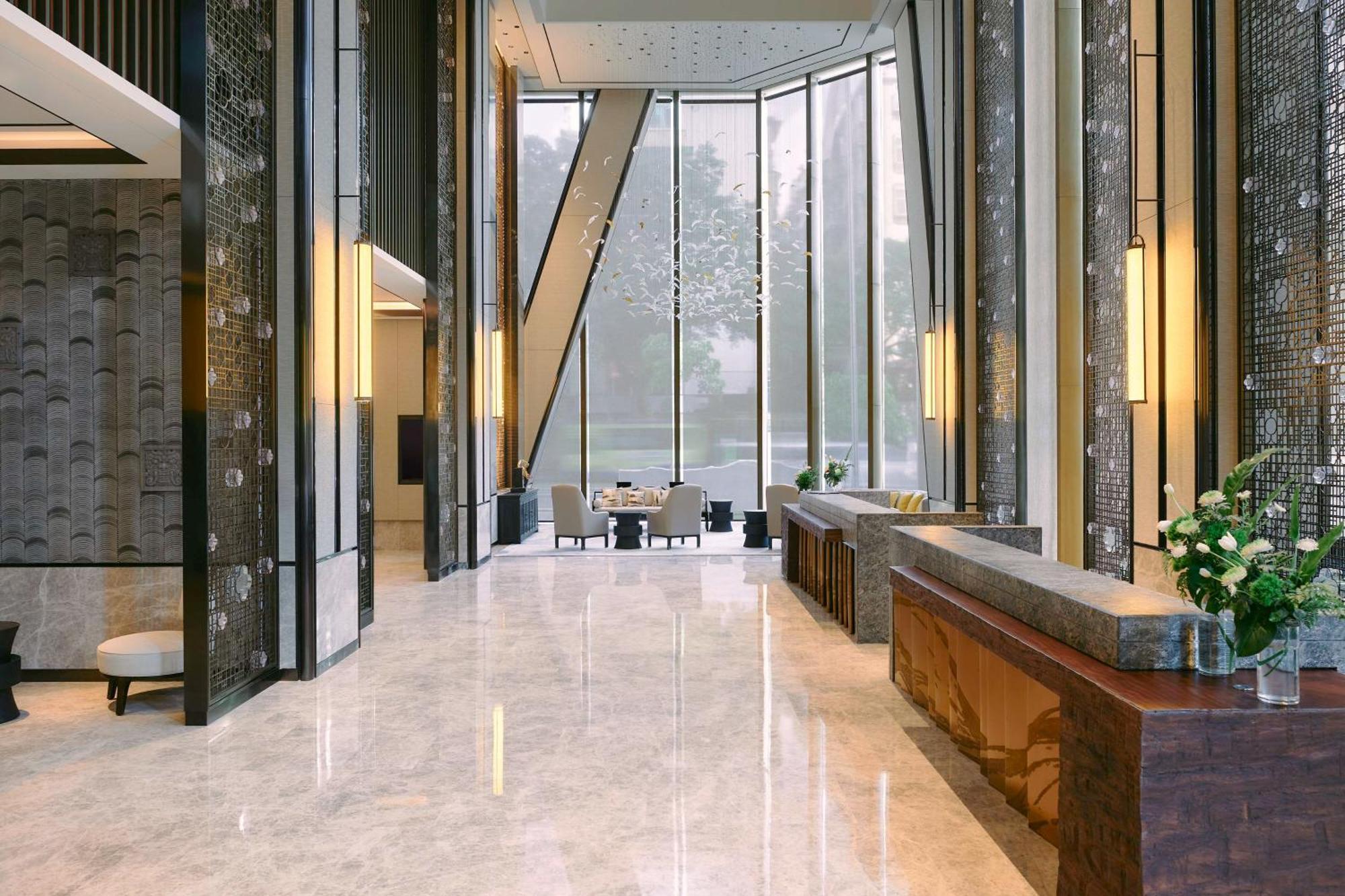 Kempinski Residences Guangzhou - Free Shuttle Between Hotel And Exhibition Center During Canton Fair & Exhibitor Registration Counter Exterior photo