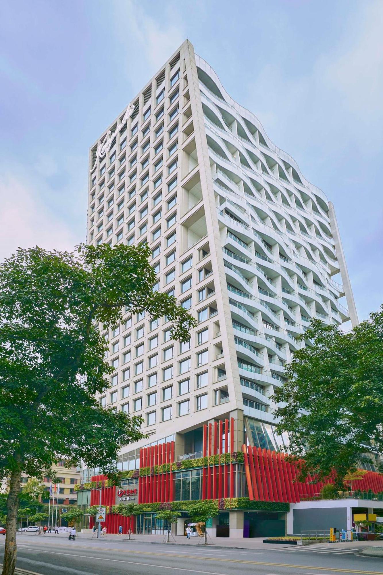 Kempinski Residences Guangzhou - Free Shuttle Between Hotel And Exhibition Center During Canton Fair & Exhibitor Registration Counter Exterior photo