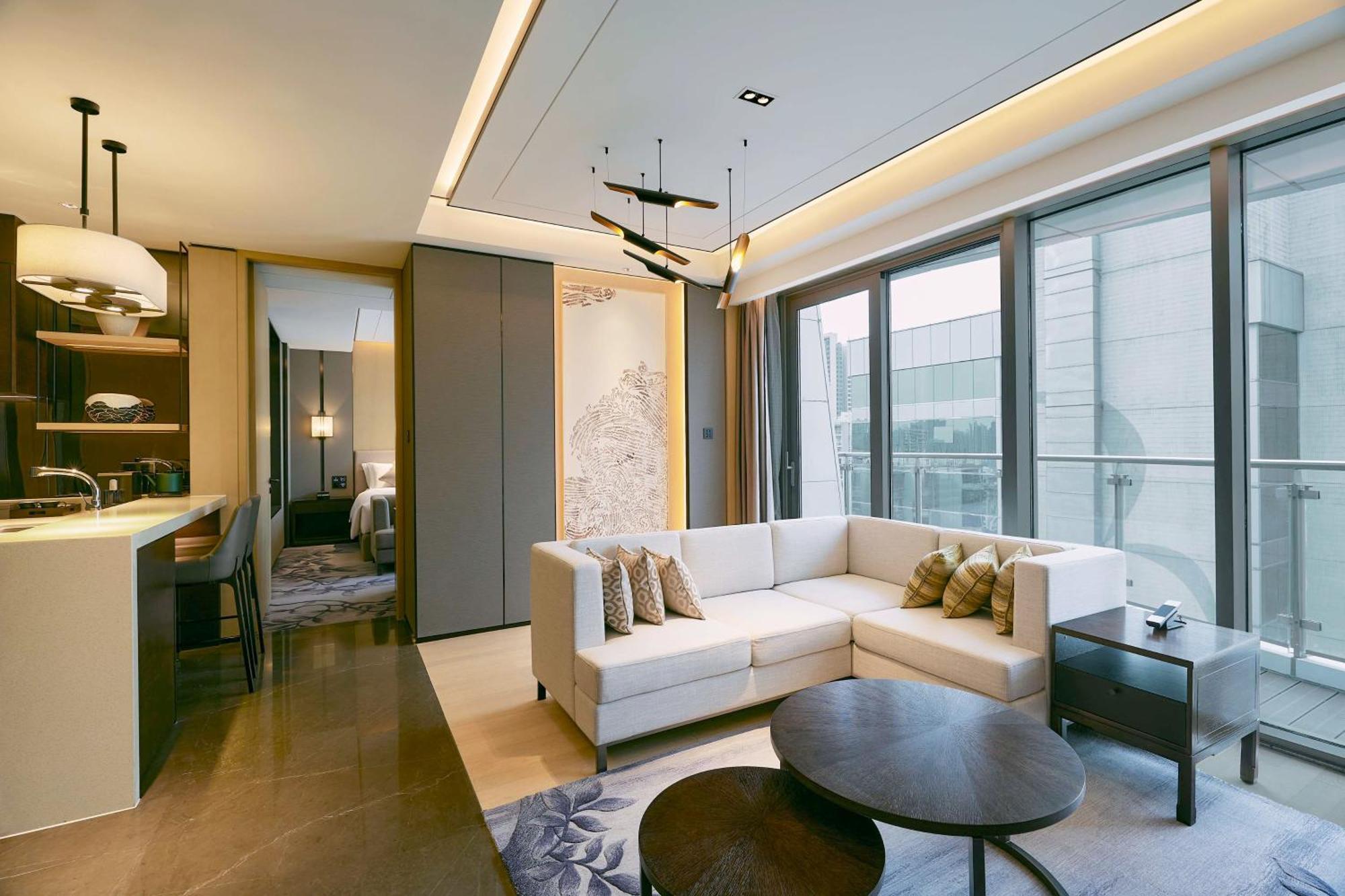 Kempinski Residences Guangzhou - Free Shuttle Between Hotel And Exhibition Center During Canton Fair & Exhibitor Registration Counter Exterior photo